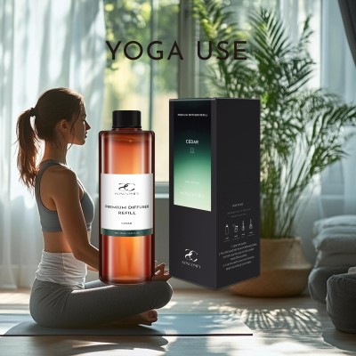Diffuser Oil Bottle Luxury diffuser oil bottle with cedar lavender eucalyptus scent for home fragrance