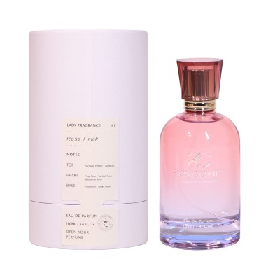 Rose Thorn Women's Luxury Eau de Parfum Bottle - 3.4oz Floral Fragrance for Date Nights