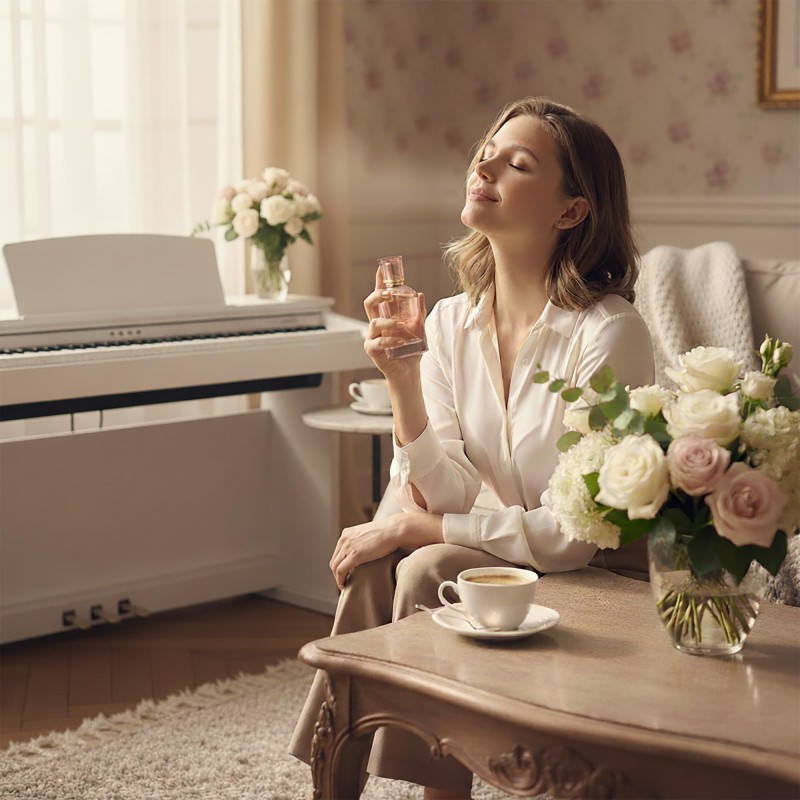 Rose Thorn Women's Luxury Eau de Parfum Bottle - 3.4oz Floral Fragrance for Date Nights