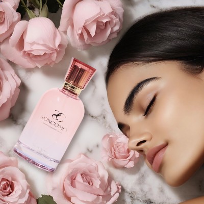 Rose Thorn Women's Luxury Eau de Parfum Bottle - 3.4oz Floral Fragrance for Date Nights