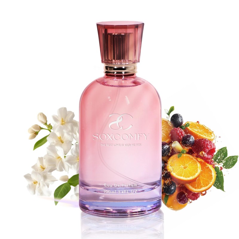 Women's Luxury Floral Perfume Bottle - Long-Lasting Fragrance for Special Occasions