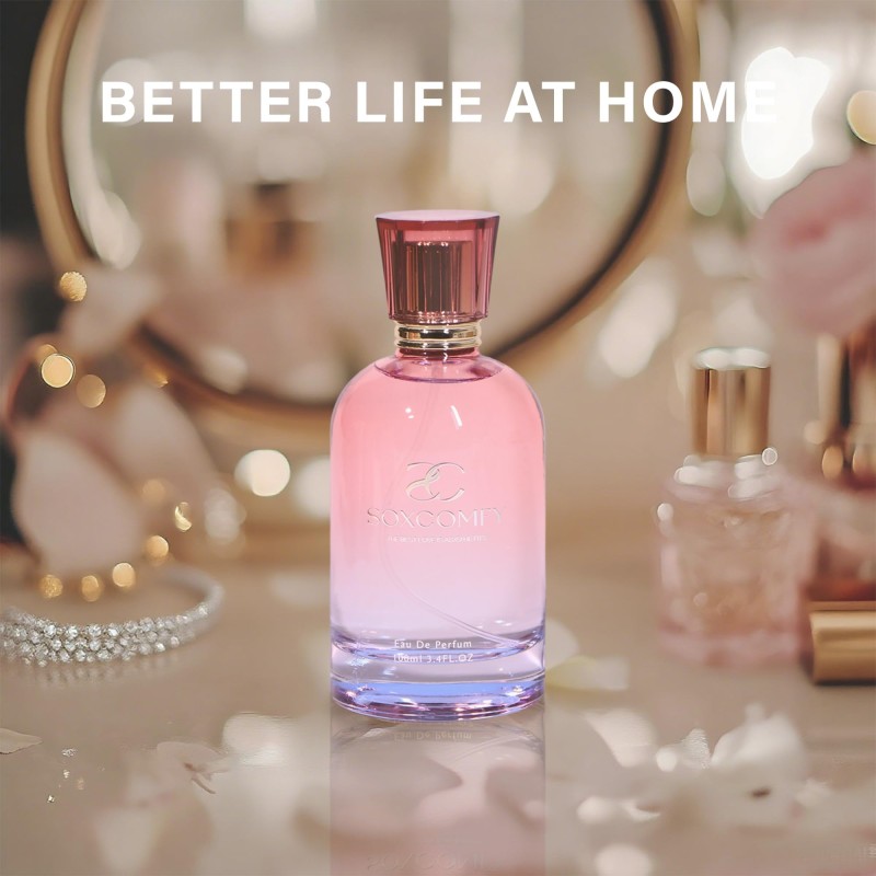 Women's Luxury Floral Perfume Bottle - Long-Lasting Fragrance for Special Occasions