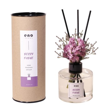 Flower Reed Diffuser Set, Essential Oils Scented Diffuser with Sticks, Home Fragrance Reed Diffuser for Bathroom Shelf Decor 5.07 oz