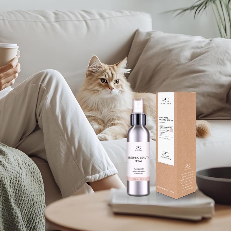 Pillow Ritual Calming Pillow Mist with Eucalyptus & Tea Tree Essential Oils Pillow Ritual Eucalyptus Tea Tree Pillow Mist Bottle - Calming Sleep & Linen Spray