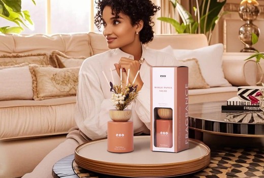 SOXCOMFY Natural Reed Diffuser Oil - 90 - Day Long - Lasting Luxury Scent for Home, Pets & More